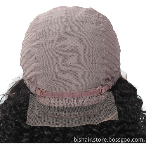Wholesale Full Cuticle 100%  Human Hair Wig Brazilian Afro Kinky Curly Lace Front Virgin Human Hair Lace Wigs For Woman